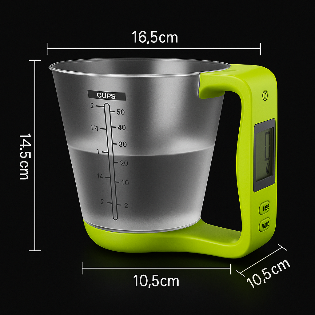 Gramera Digital Scalecup Vaso