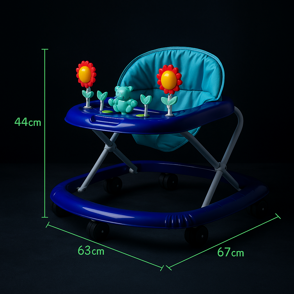 Caminador Bebé Azul Girasol